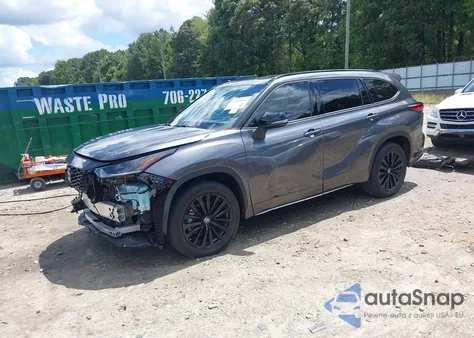 2023 Toyota Highlander Xse from USA, damaged, VIN 5TDKDRBH7PS512639